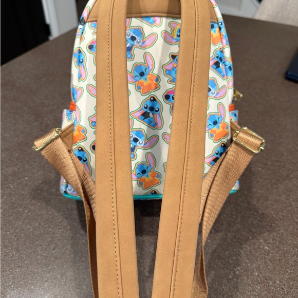 Loungefly Backpack & Matching Wallet- Stitch Design - Picture 7 of 15